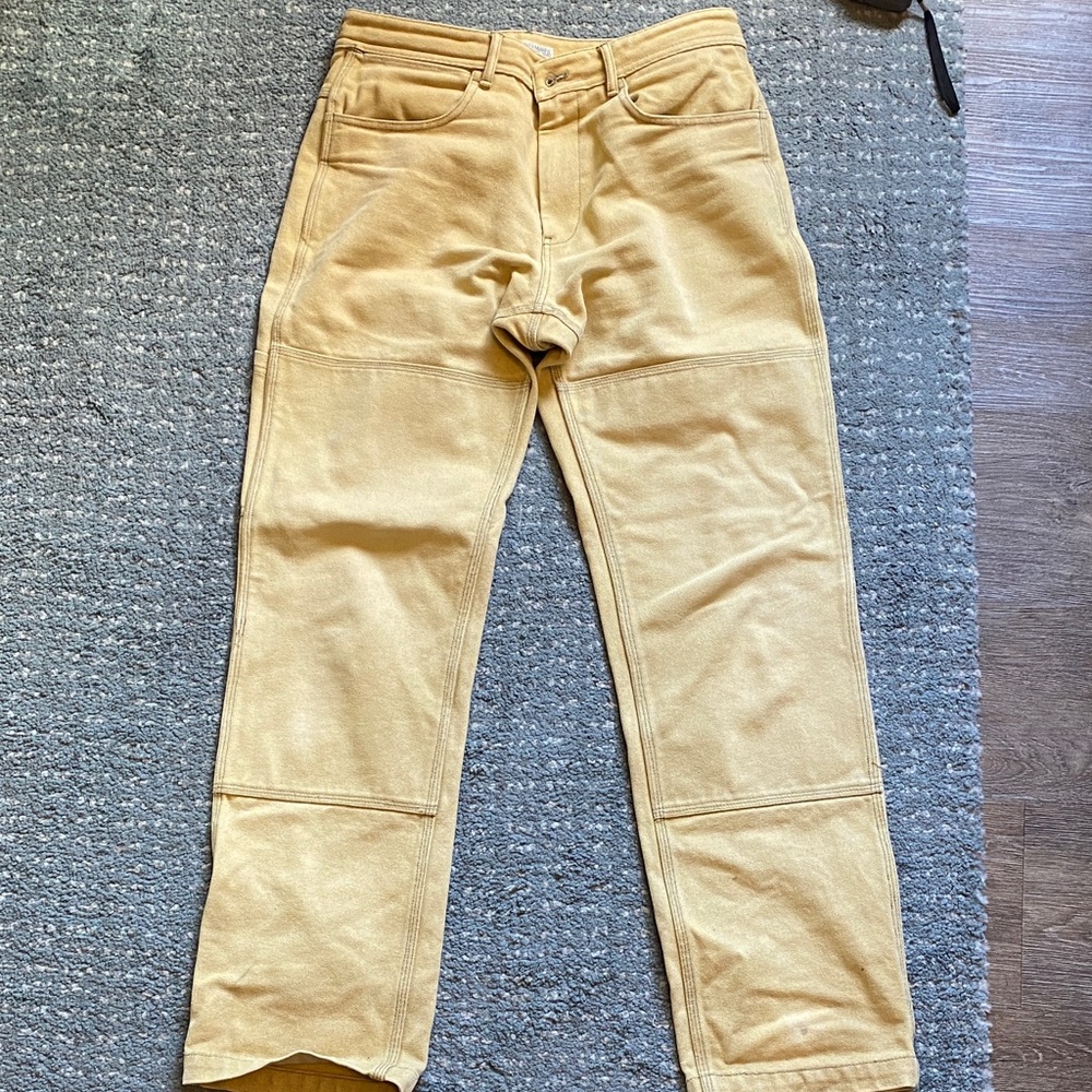 Quaker Marine Supply Double Knee Light Khaki Pants 30x30